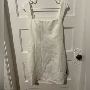 lulus White Sleeveless Dress - bridal chic